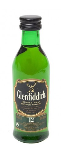 Виски Glenfiddich 12 лет выдержки 0.05 л 40% (5010327000251)