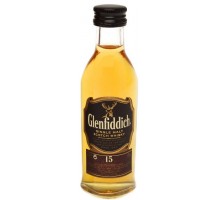 Виски Glenfiddich 15 лет выдержки 0.05 л 40% (5010327326115)