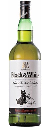 Виски Black & White (Блэк энд Уайт) 1 л 40% (50196081)
