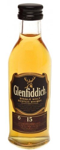 Віскі Glenfiddich 15 років витримки 0.05 л 40% (5010327326115)