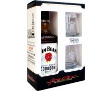 Виски Jim Beam 0.7 л + 2 бокала (5060045585714)