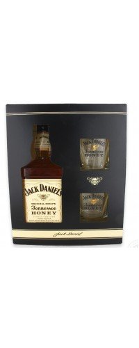 Виски Jack Daniel's (Джек Дэниэлс) Tennessee Honey с бокалами 0.7 л (5099873204856)