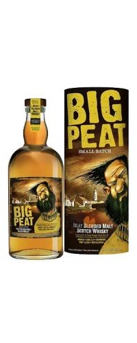 Віскі Big Peat Blend 0.7 л 46% в тубусі (5014218776256)