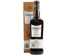 Виски Дьюарс 12 летний в подарочной коробке 40% 0,7л