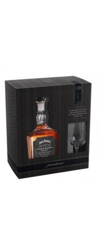 Виски Jack Daniel's Single Barrel с бокалом для дегустации 45% 0,7л (5099873210666)