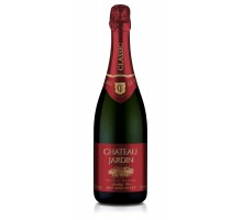 Вино игристое "Шато Жардин" красное полусладкое 0,75л