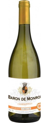 Вино Baron de Monroe Шардоне белое сухое 0,75л