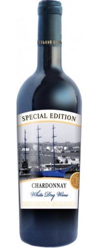 Вино Французский бульвар Шардоне селект белое сухое 0.75 л 10-13% (4820004385233)