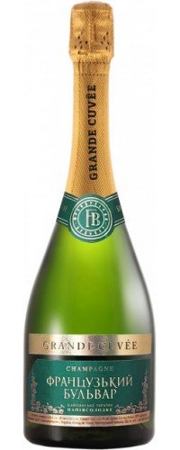 Вино игристое Французский бульвар Grande cuvee полусладкое белое 0.75 л 10.5-12.5% (4820004380283) 