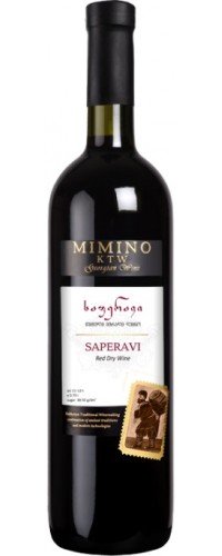 MIMINO Saperavi red dry wine 0.75L (4860013081481)