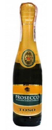 Вино ігристе Toso Prosecco Spumante Extra Dry DOC біле сухе 0,2л