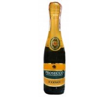 Вино игристое Toso Prosecco Spumante Extra Dry DOC белое сухое 0,2л