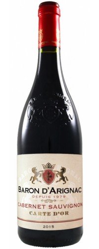 Вино Барон д'Ариньяк Каберне Совиньон красное сухое 0.75л (3263280115940)