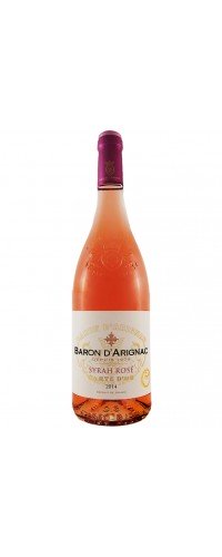Вино "Барон д'Ариньяк" Сира (Шираз) розовое сухое 0,75л
