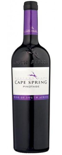Вино Cape Spring Pinotage красное сухое 0.75 л 13% (3263286347130)м