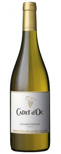 Вино CADET d`Oc Chardonnay (Каде д`Ок Шардоне) белое сухое 0,75л