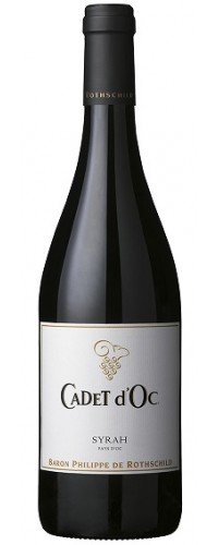 Вино CADET d`Oc Syrah (Каде д`Ок Сира) красное сухое 0,75л