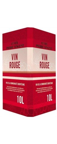 Вино красное сухое Cuvee Pierre Vincent Vin Rouge 10л