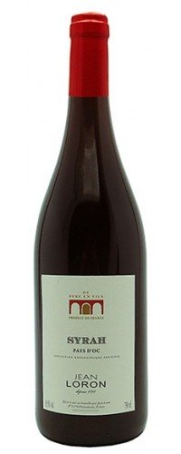 Вино Jean Loron Syrah (Жан Лорон Сира) красное сухое 0,75л
