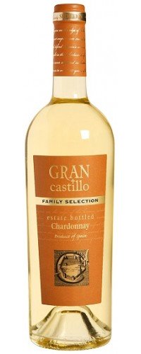 Вино белое полусухое Gran Castillo Selection Chardonnay 0.75л (4740158002773)