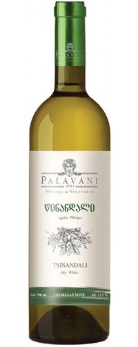 Вино Palavani Цинандали белое сухое 0.75 л 12.5% ​​(4867121011041)