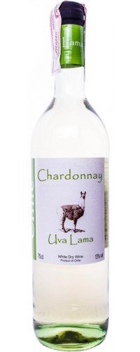 Вино белое сухое Uva Lama Chardonnay 0,75л