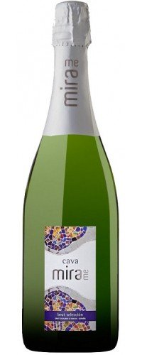 Вино игристое Cava Mirame белое брют 0,75л
