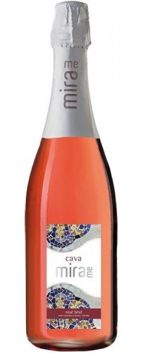 Вино игристое Cava Mirame розовое брют 0,75л