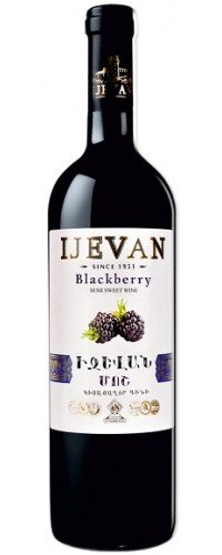 Вино плодовое красное полусладкое Ijevan (Иджеван) Ежевика 0,75л