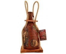 Вино красное сухое Ijevan Тнакан керамика кувшин с веревкой 0.75 л (4850001030515)