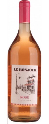 Вино LE BONJOUR рожеве сухе 1л (3263286316020)