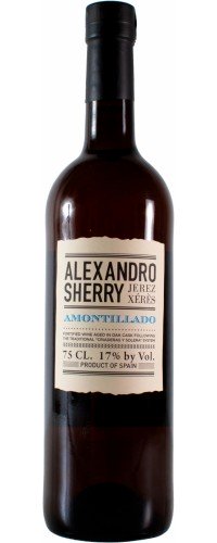 Херес Alexandro Amontillado Palomino Fino 17% 0.375 л (8437007529487)