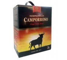 Вино красное сухое Кампорросо Темпранильо 3 л