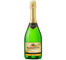 Вино игристое Bagrationi классическое белое полусладкое 12% 0,75л