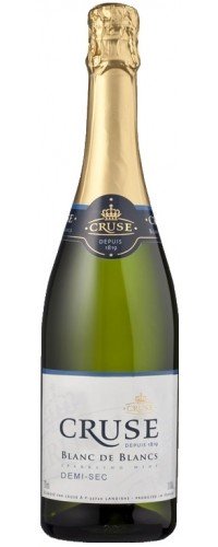 Вино игристое Круз белое полусухое 0,75л