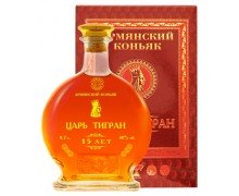 Коньяк "Царь Тигран" 15-летний в подарочной коробке 0,5л Коньяк "Царь Тигран" 15-летний в подарочной коробке 0,5л