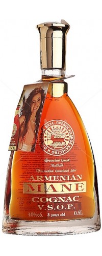 Коньяк Армянский "Мане" 5 лет 40% 0.5л