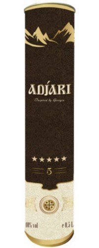 Коньяк Adjari (Аджари) 5 лет 0.5 л 40% в тубусе (4820183102102)