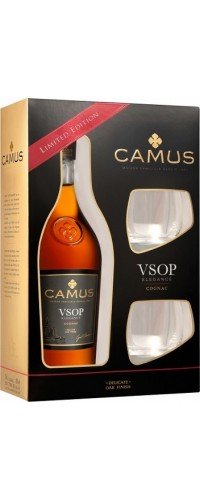 Коньяк Camus VSOP Elegance 40% 0.7л в коробке c 2-мя бокалами (3028130067950)