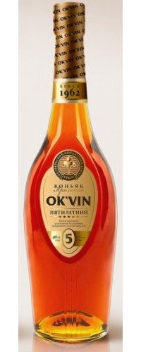 Коньяк Ok'Vin (Оквин) 5 летний 0.5л (4820013374891)