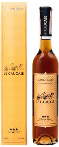 Коньяк грузинський Teliani Valley Le Caucase 3 роки 40% алк. 0.5л