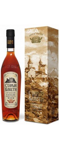 Грузинский коньяк Старый Кахети 4 летний в коробке 0.5л (4860013081344)