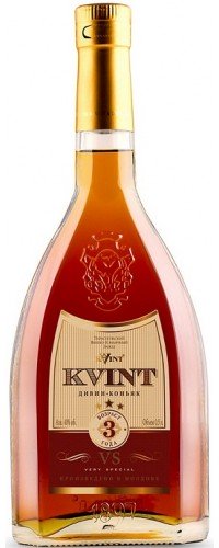 Коньяк Kvint 3 летний 0,5л