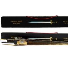 Коньяк ARS-AHYK 3 года Меч сувенирный 40% 0.5л (4850093000151)