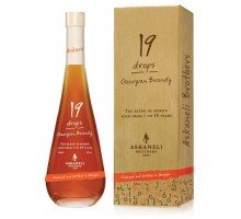 Коньяк Асканели Family Collection 19 drops 40% 0.5л в коробке (4860053014487)