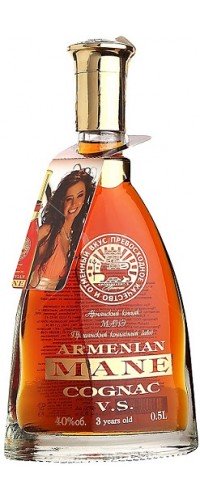 Коньяк Армянский "Мане" 3 года 40% 0.5л