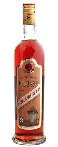 Коньяк Украины Невицький замок 5 лет выдержки 40% 0,5л