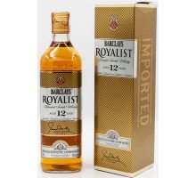 Виски Barclays Royalist Роялист 12YO 40% 0.7 л (5038342511231)
